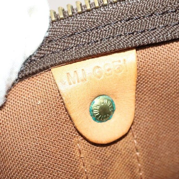 LOUIS VUITTON Monogram Keepall 55 Boston Bag M41424 LV Auth 142205 - Picture 12 of 16